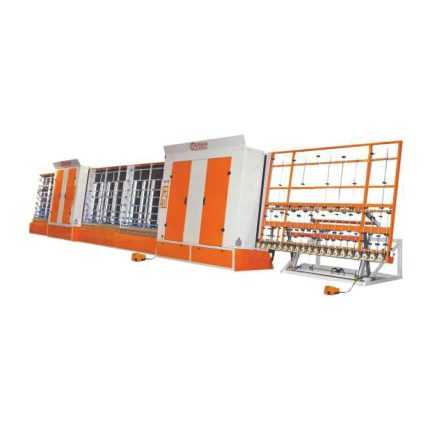 CM 2 Otomatik Birleştirmeli Panel Presli Cam Yıkama Makinası